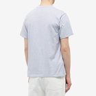 Maison Kitsuné Men's Crest T-Shirt in Light Grey Melange