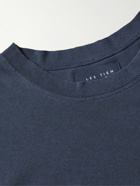 Les Tien - Garment-Dyed Cotton-Jersey T-Shirt - Blue