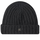 Represent Men's Chunky Rib Beanie in Black