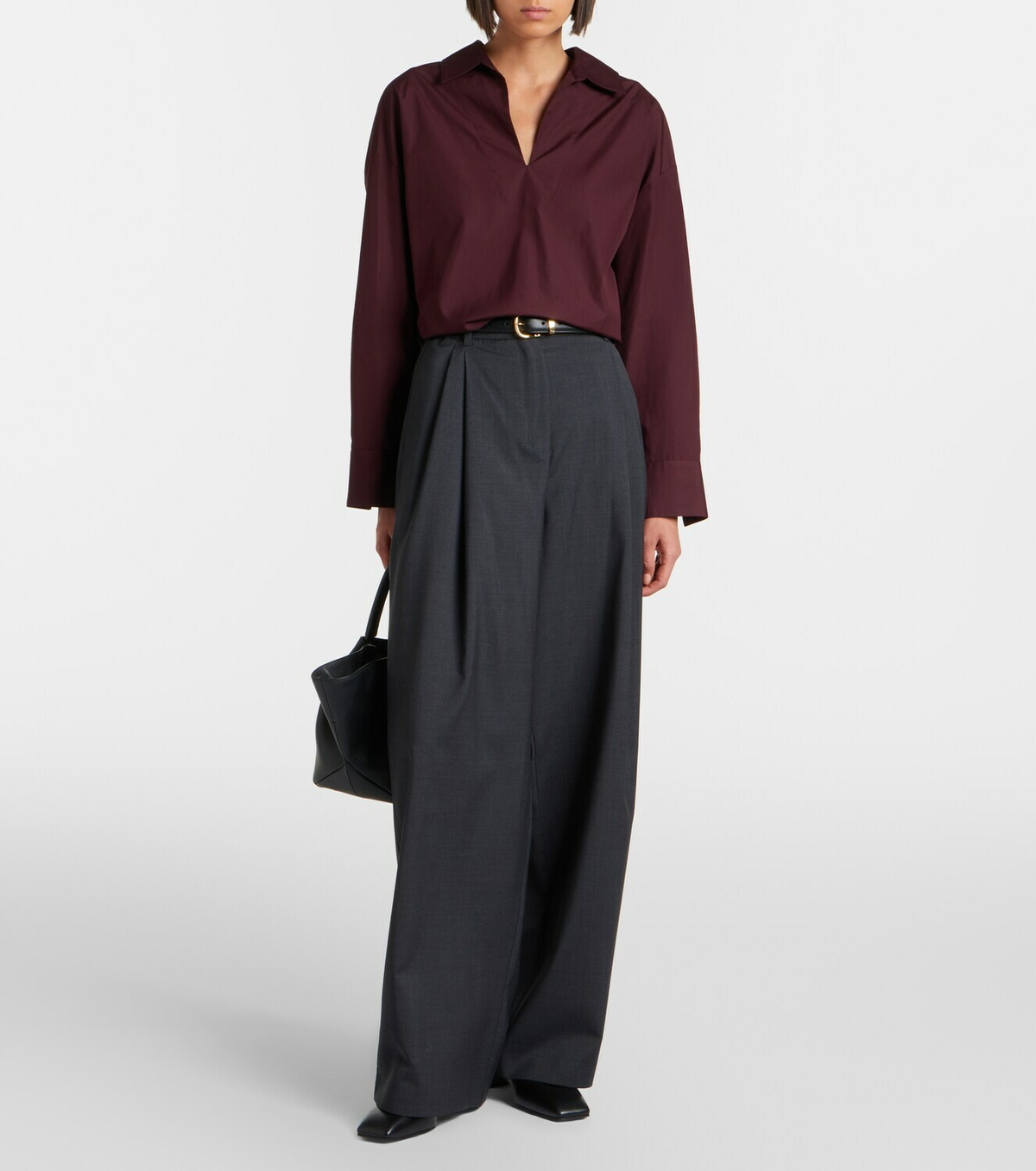 'S Max Mara Wool wide-leg pants