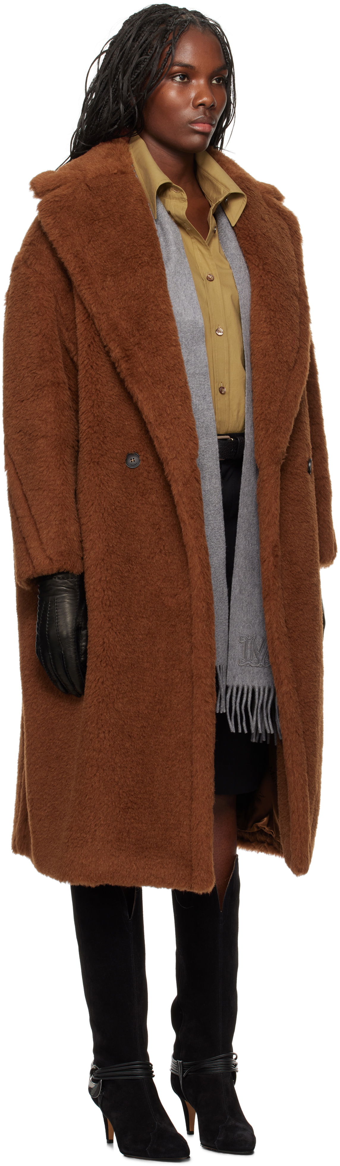 Max Mara Tan Tedgirl Coat Max Mara