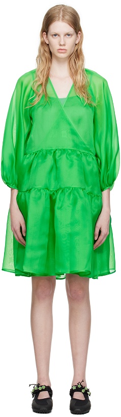 Photo: Cecilie Bahnsen Green Mirabelle Midi Dress