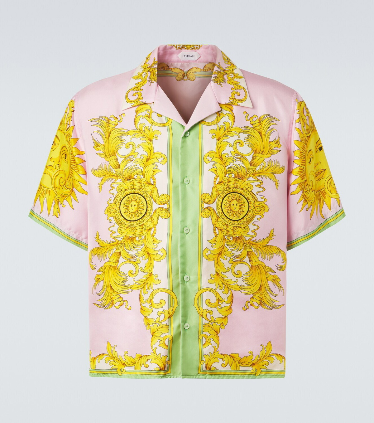 Versace Printed silk shirt