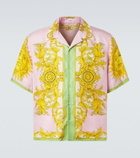 Versace Printed silk shirt