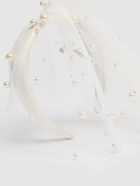 ROTATE Headband Veil with Imitation Pearls