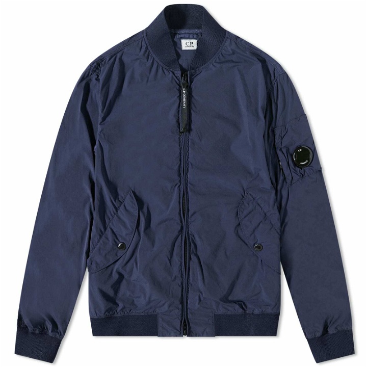 Photo: C.P. Company Men's Nycra-R Bomber Jacket in Total Eclipse