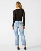 Steve Madden Sierra Knit Top in Black