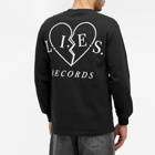 L.I.E.S. Records Men's Broken Heart Long Sleeve T-Shirt in Black
