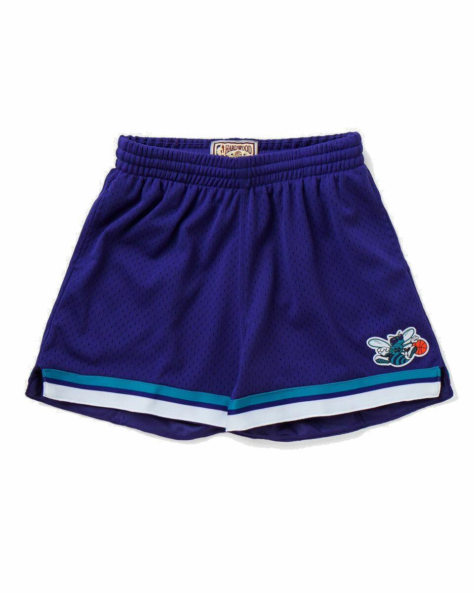 Photo: Mitchell & Ness Nba Women´S Jump Shot Shorts Charlotte Hornets Purple - Womens - Sport & Team Shorts