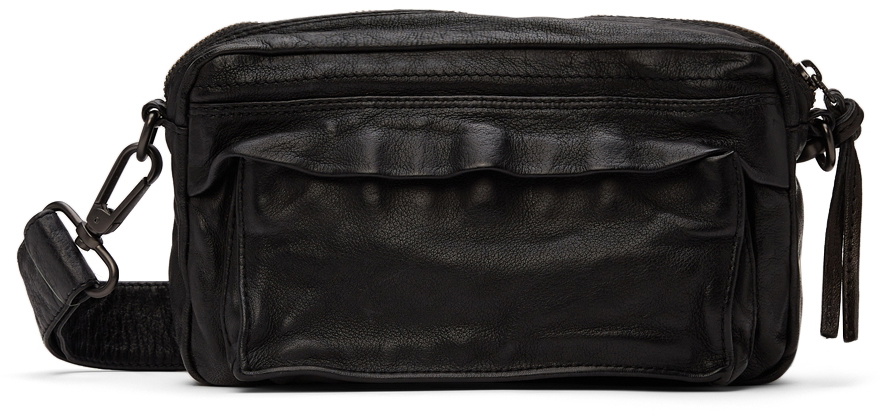 Officine Creative Black Helmet 01 Messenger Bag