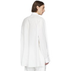 Maison Margiela Off-White Nylon Overfit Shirt