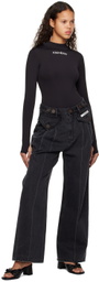 KIMHĒKIM Black Yoga Bodysuit