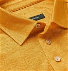 Ermenegildo Zegna - Linen Polo Shirt - Men - Yellow