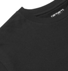 Carhartt WIP - Logo-Appliquéd Cotton-Jersey T-Shirt - Black