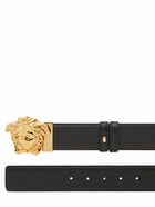 VERSACE 4cm Medusa Reversible Leather Belt