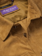 Ralph Lauren Purple label - Suede Shirt Jacket - Brown