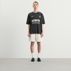 END. Men's Drawstring Sweat Short in Smoke White