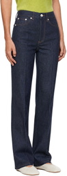 A.P.C. Blue Domino Jeans