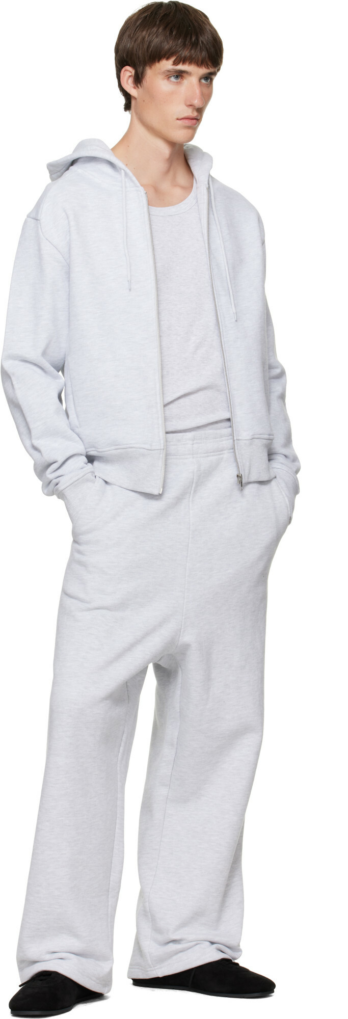 Entire Studios Gray Straight Leg Sweatpants