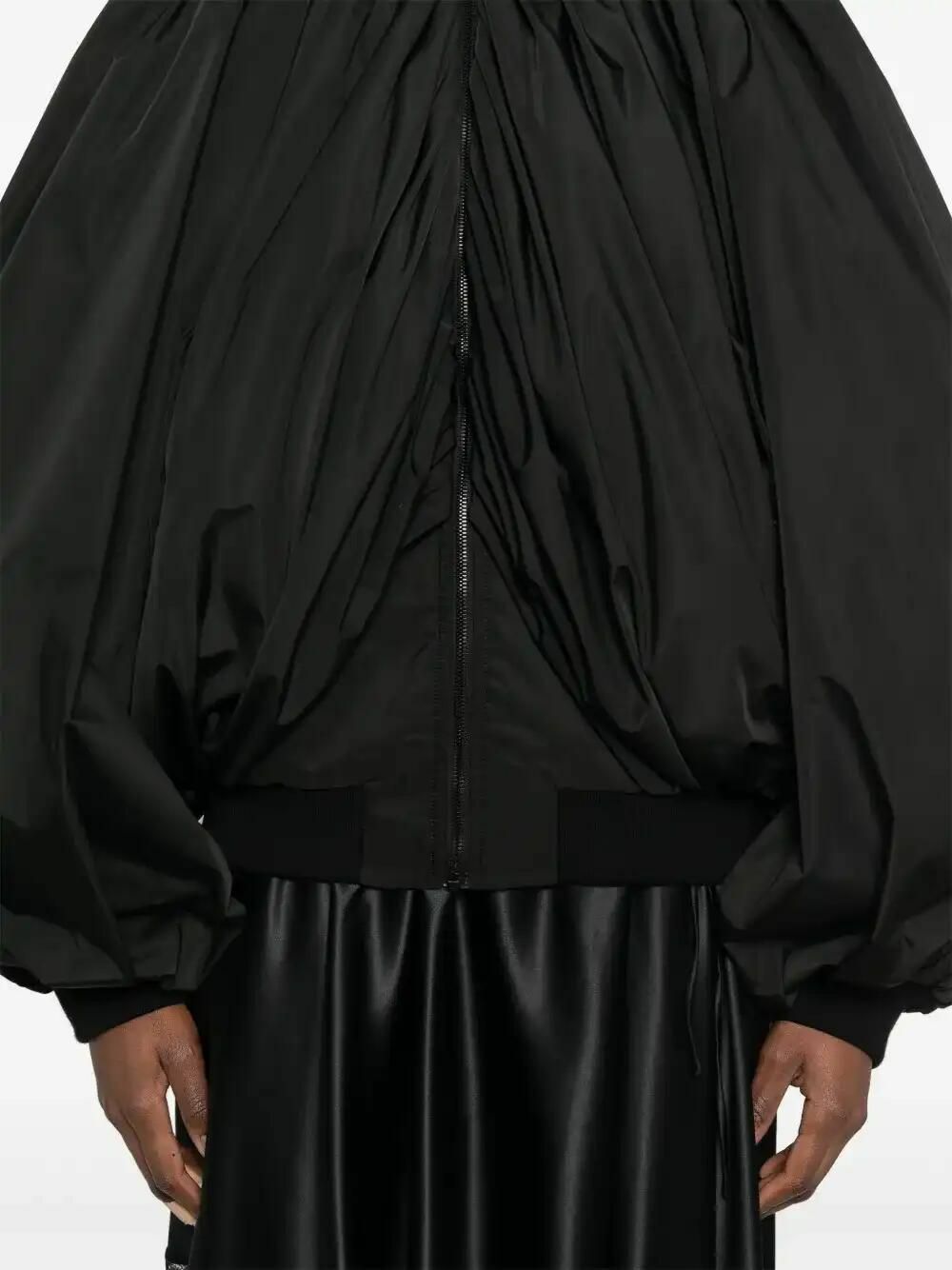 Balenciaga Draped Bomber Jacket