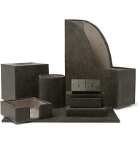 Ben Soleimani - Five-Piece Leather Desk Set - Green