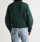 Isabel Marant - Flick Wool-Blend Cable-Knit Sweater - Green