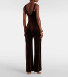 Galvan Vesper velvet jumpsuit