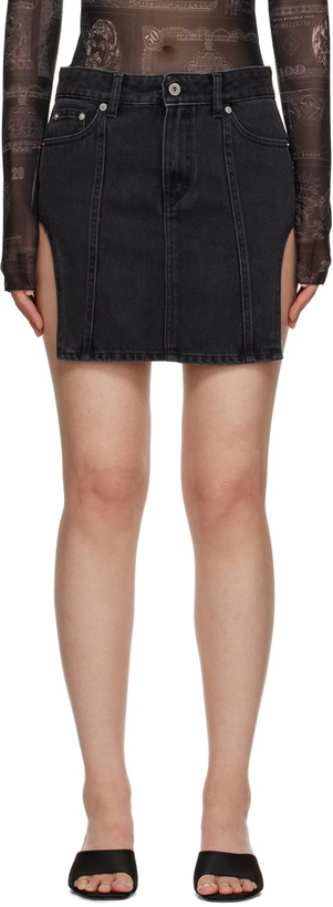 Photo: Heron Preston Black Cut Out Skirt