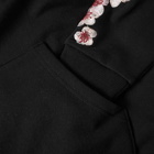 Black By Vanquish Sakura Embroidery Sleeve Hoody