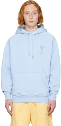 AMI Paris Blue Ami de Cœur Hoodie