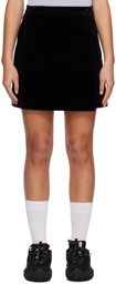 Theory Black Wrap Miniskirt