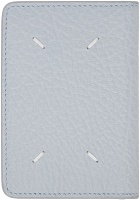 Maison Margiela Blue Four Stitches Card Holder
