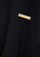 Darkpark Lee Wool Bomber Jacket Dark Blue