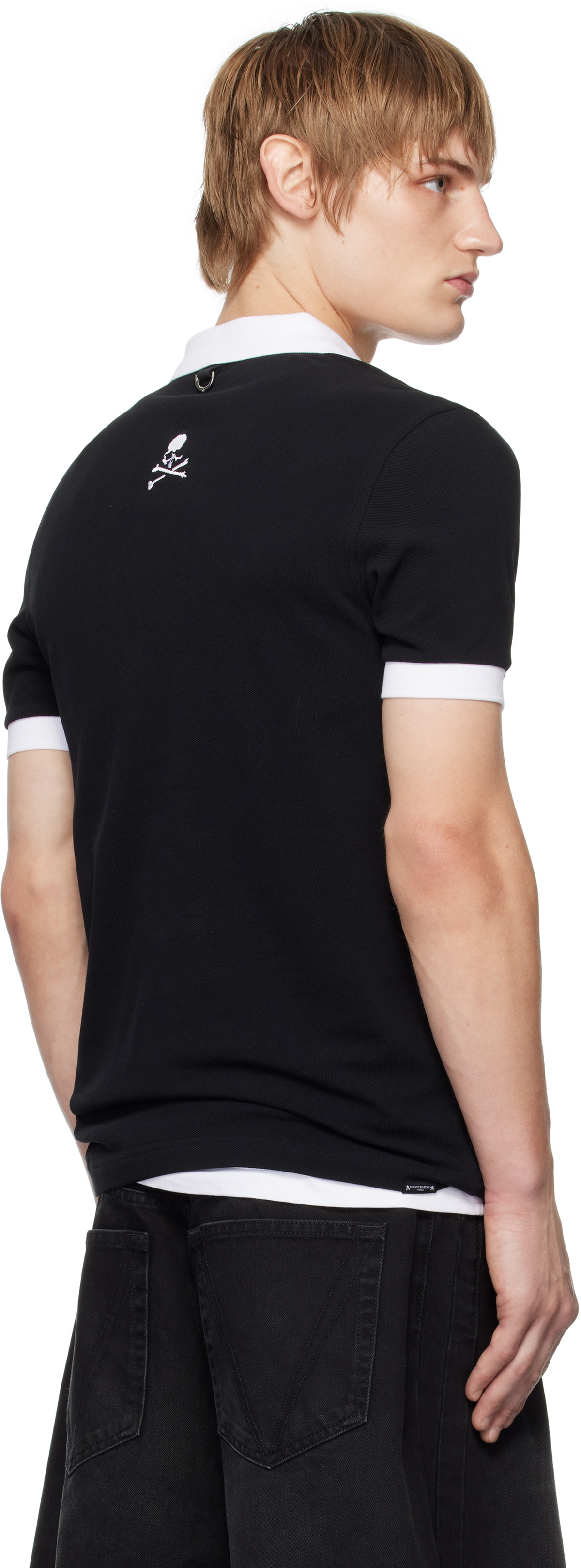 mastermind JAPAN Black Fred Perry Edition Contrast Polo mastermind