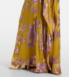 Taller Marmo Leonor floral fil coupé kaftan