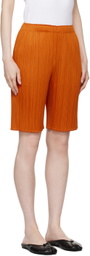 PLEATS PLEASE ISSEY MIYAKE Orange Monthly Colors April Shorts
