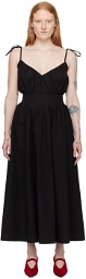 Le Petit Trou Black Sarah Maxi Dress