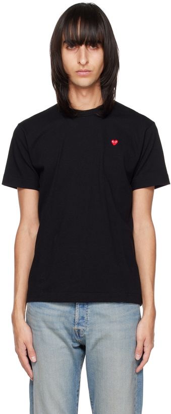 Photo: Comme des Garçons Play Black Small Emblem T-Shirt