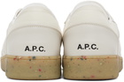 A.P.C. Beige Plain Sneakers