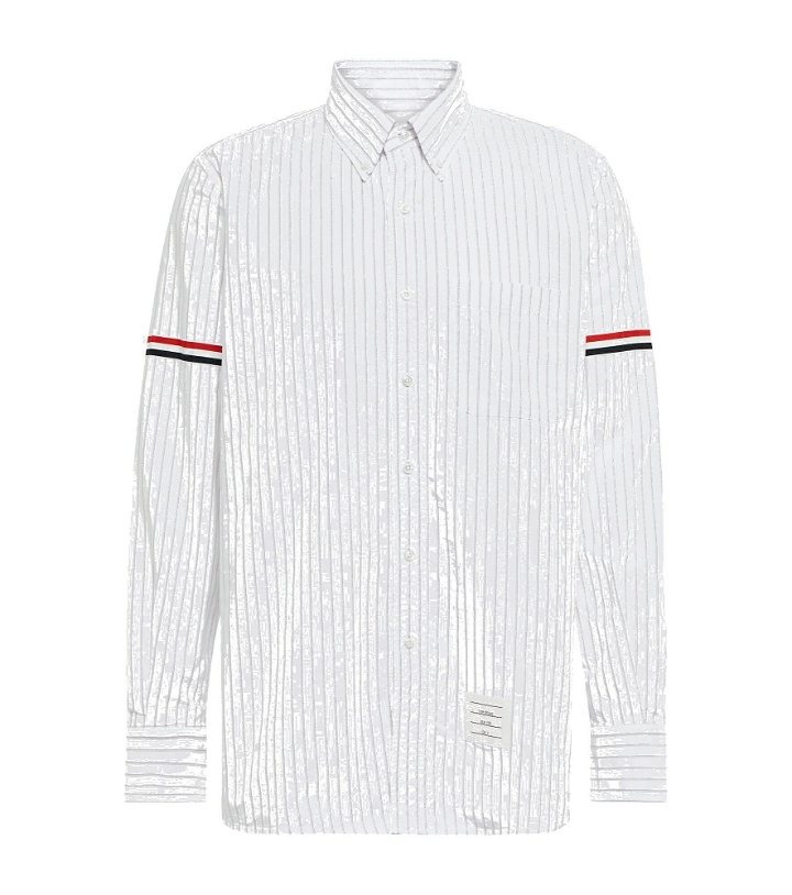 Photo: Thom Browne - Striped cotton Oxford shirt