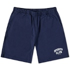 Sporty & Rich Varsity Gym Shorts - END. Exclusive in Navy/White
