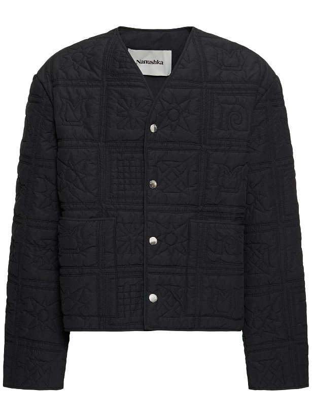 Photo: NANUSHKA Quilted Recycled Tech Blend Jacket
