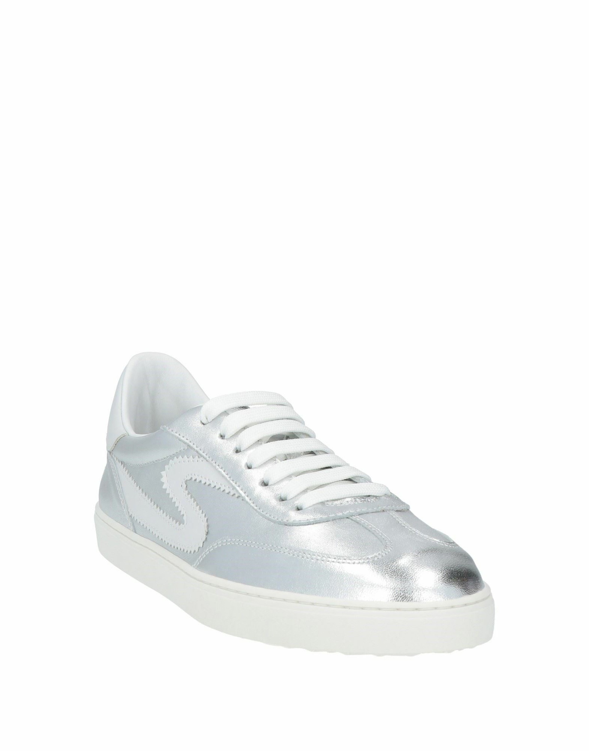 Stuart Weitzman Womens Sneakers in Silver