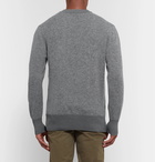 Maison Kitsuné - Two-Tone Wool Sweater - Gray