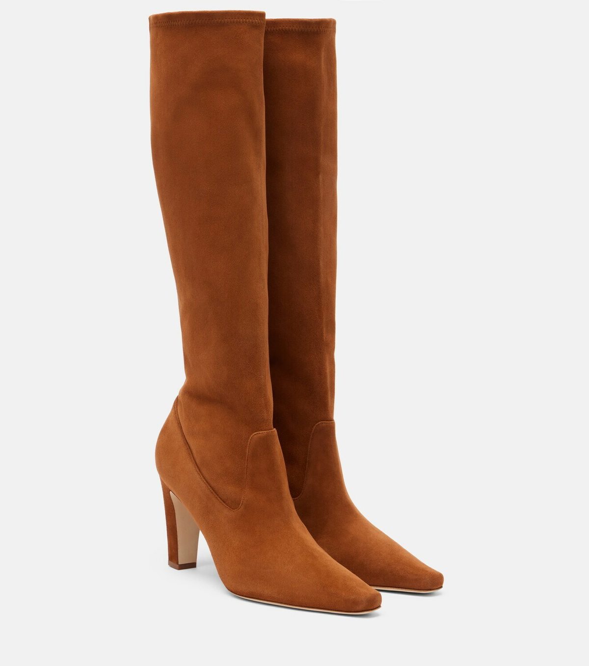 Manolo Blahnik Pavisco suede knee-high boots