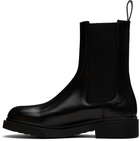 Legres Black Boxed Leather Chelsea Boots