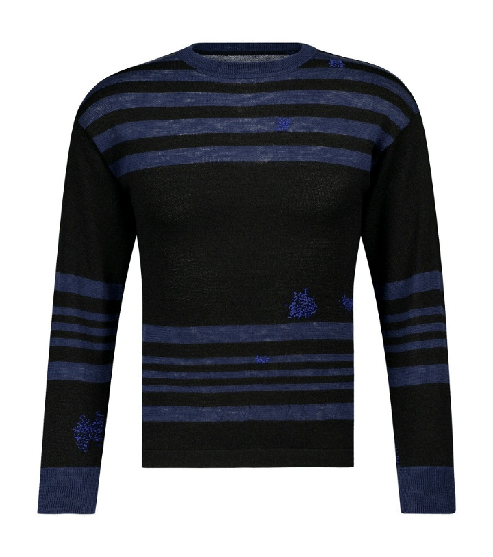 Photo: Maison Margiela - Striped wool and linen sweater