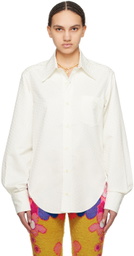 ERL White Button Shirt