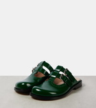 Loewe Campo brushed leather mules