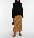 Ganni - Embellished leather clogs